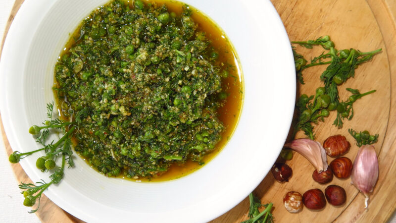 „Gourmet-AnanasKamillenPesto“